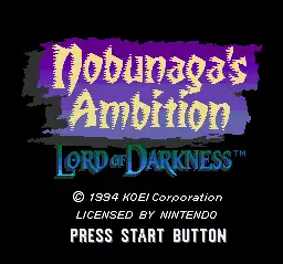 Nobunaga's Ambition - Lord of Darkness / snes