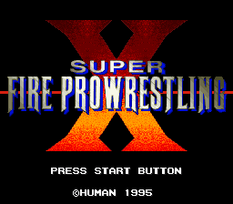 Super Fire Pro Wrestling X / snes Title Image