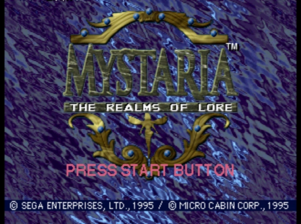 Mystaria - The Realms of Lore / ss Title Image